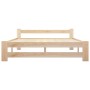 Solid pine wood bed frame 180x200 cm by vidaXL, Beds and slatted bases - Ref: Foro24-321996, Price: 155,99 €, Discount: %