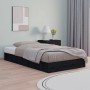 Black single solid wood bed frame 75x190 cm by vidaXL, Beds and slatted bases - Ref: Foro24-820700, Price: 113,59 €, Discount: %