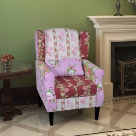 Armchair with fabric patchwork design by vidaXL, Armchairs - Ref: Foro24-240490, Price: 263,99 €, Discount: %