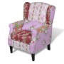 Armchair with fabric patchwork design by vidaXL, Armchairs - Ref: Foro24-240490, Price: 263,51 €, Discount: %