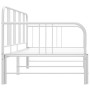 Estructura de sofá cama extraíble de metal blanco 90x200 cm de vidaXL, Camas y somieres - Ref: Foro24-324753, Precio: 154,73 ...