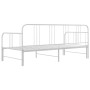 Estructura de sofá cama extraíble de metal blanco 90x200 cm de vidaXL, Camas y somieres - Ref: Foro24-324753, Precio: 154,73 ...