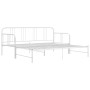 Estructura de sofá cama extraíble de metal blanco 90x200 cm de vidaXL, Camas y somieres - Ref: Foro24-324753, Precio: 154,73 ...