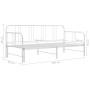 Estructura de sofá cama extraíble de metal blanco 90x200 cm de vidaXL, Camas y somieres - Ref: Foro24-324753, Precio: 154,73 ...