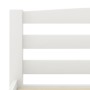 Solid white pine wood bed frame 140x200 cm by vidaXL, Beds and slatted bases - Ref: Foro24-322071, Price: 108,66 €, Discount: %