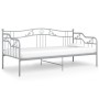 Estructura de sofá cama de metal gris 90x200 cm de vidaXL, Camas y somieres - Ref: Foro24-324763, Precio: 135,18 €, Descuento: %