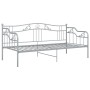 Estructura de sofá cama de metal gris 90x200 cm de vidaXL, Camas y somieres - Ref: Foro24-324763, Precio: 135,18 €, Descuento: %