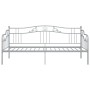 Estructura de sofá cama de metal gris 90x200 cm de vidaXL, Camas y somieres - Ref: Foro24-324763, Precio: 135,18 €, Descuento: %