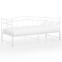 Estructura de sofá cama extraíble de metal blanco 90x200 cm de vidaXL, Camas y somieres - Ref: Foro24-324783, Precio: 205,78 ...