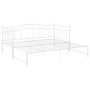 Estructura de sofá cama extraíble de metal blanco 90x200 cm de vidaXL, Camas y somieres - Ref: Foro24-324783, Precio: 205,78 ...