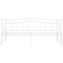 Estructura de sofá cama extraíble de metal blanco 90x200 cm de vidaXL, Camas y somieres - Ref: Foro24-324783, Precio: 205,78 ...