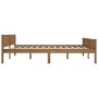 Estructura de cama madera maciza pino marrón miel 180x200 cm de vidaXL, Camas y somieres - Ref: Foro24-322115, Precio: 122,54...