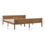 Estructura de cama madera maciza pino marrón miel 180x200 cm de vidaXL, Camas y somieres - Ref: Foro24-322115, Precio: 122,54...