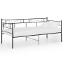 Black metal sofa bed frame 90x200 cm by vidaXL, Beds and slatted bases - Ref: Foro24-324767, Price: 126,12 €, Discount: %