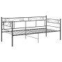 Black metal sofa bed frame 90x200 cm by vidaXL, Beds and slatted bases - Ref: Foro24-324767, Price: 126,12 €, Discount: %