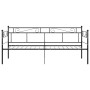 Black metal sofa bed frame 90x200 cm by vidaXL, Beds and slatted bases - Ref: Foro24-324767, Price: 126,12 €, Discount: %