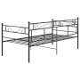 Black metal sofa bed frame 90x200 cm by vidaXL, Beds and slatted bases - Ref: Foro24-324767, Price: 126,12 €, Discount: %