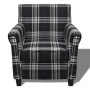 Armchair with black fabric cushion by vidaXL, Armchairs - Ref: Foro24-240977, Price: 212,99 €, Discount: %