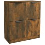 2 units of smoked oak plywood sideboards 60x30x70 cm by vidaXL, Sideboards - Ref: Foro24-3115809, Price: 91,37 €, Discount: %