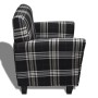 Sillón con cojín de tela negro de vidaXL, Sillones - Ref: Foro24-240977, Precio: 212,95 €, Descuento: %