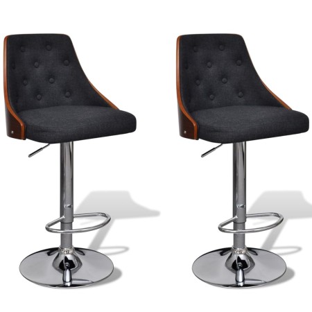 Bar stools 2 units of fabric with adjustable height by vidaXL, Kitchen stools - Ref: Foro24-241056, Price: 164,68 €, Discount: %