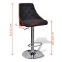 Bar stools 2 units of fabric with adjustable height by vidaXL, Kitchen stools - Ref: Foro24-241056, Price: 164,68 €, Discount: %