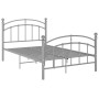 Estructura de cama de metal gris 120x200 cm de vidaXL, Camas y somieres - Ref: Foro24-324975, Precio: 117,27 €, Descuento: %