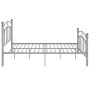 Estructura de cama de metal gris 120x200 cm de vidaXL, Camas y somieres - Ref: Foro24-324975, Precio: 117,27 €, Descuento: %