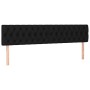 Box spring bed mattress and LED lights black fabric 200x200 cm by vidaXL, Beds and slatted bases - Ref: Foro24-3133423, Price...