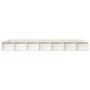 White solid wood bed frame 90x200 cm by vidaXL, Beds and slatted bases - Ref: Foro24-820692, Price: 115,41 €, Discount: %