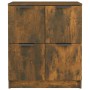 2 units of smoked oak plywood sideboards 60x30x70 cm by vidaXL, Sideboards - Ref: Foro24-3115809, Price: 91,37 €, Discount: %