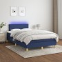 Boxspringbett mit Matratze und LED-blauem Stoff 120x200 cm von vidaXL, Betten und Lattenroste - Ref: Foro24-3133547, Preis: 3...