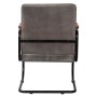 Sillón de cuero auténtico gris de vidaXL, Sillones - Ref: Foro24-245181, Precio: 227,46 €, Descuento: %