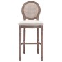 Kitchen stool 2 units white linen by vidaXL, Kitchen stools - Ref: Foro24-245352, Price: 303,99 €, Discount: %