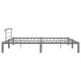 Estructura de cama de metal gris 180x200 cm de vidaXL, Camas y somieres - Ref: Foro24-284667, Precio: 95,57 €, Descuento: %