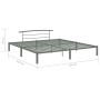 Estructura de cama de metal gris 180x200 cm de vidaXL, Camas y somieres - Ref: Foro24-284667, Precio: 95,57 €, Descuento: %