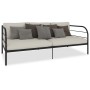 Black metal bed frame 90x200 cm by vidaXL, Beds and slatted bases - Ref: Foro24-284673, Price: 109,76 €, Discount: %