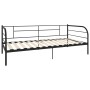 Black metal bed frame 90x200 cm by vidaXL, Beds and slatted bases - Ref: Foro24-284673, Price: 109,76 €, Discount: %