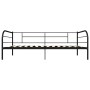 Black metal bed frame 90x200 cm by vidaXL, Beds and slatted bases - Ref: Foro24-284673, Price: 109,76 €, Discount: %