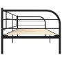 Black metal bed frame 90x200 cm by vidaXL, Beds and slatted bases - Ref: Foro24-284673, Price: 109,76 €, Discount: %