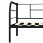 Black metal bed frame 90x200 cm by vidaXL, Beds and slatted bases - Ref: Foro24-284673, Price: 109,76 €, Discount: %