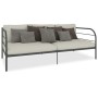 Estructura de cama de metal gris 90x200 cm de vidaXL, Camas y somieres - Ref: Foro24-284674, Precio: 95,92 €, Descuento: %