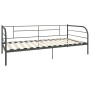 Estructura de cama de metal gris 90x200 cm de vidaXL, Camas y somieres - Ref: Foro24-284674, Precio: 95,92 €, Descuento: %