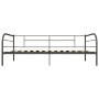 Estructura de cama de metal gris 90x200 cm de vidaXL, Camas y somieres - Ref: Foro24-284674, Precio: 95,92 €, Descuento: %