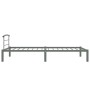 Estructura de cama de metal gris 100x200 cm de vidaXL, Camas y somieres - Ref: Foro24-284663, Precio: 98,99 €, Descuento: %