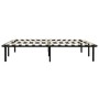 Estructura de cama de metal negro 180x200 cm de vidaXL, Camas y somieres - Ref: Foro24-284683, Precio: 144,49 €, Descuento: %