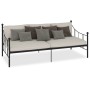 Schwarzer Metallbettrahmen 90x200 cm von vidaXL, Betten und Lattenroste - Ref: Foro24-284669, Preis: 133,97 €, Rabatt: %