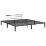 Estructura de cama de metal negro 200x200 cm de vidaXL, Camas y somieres - Ref: Foro24-284705, Precio: 84,17 €, Descuento: %