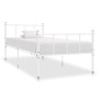 White metal bed frame 90x200 cm by vidaXL, Beds and slatted bases - Ref: Foro24-284629, Price: 82,04 €, Discount: %