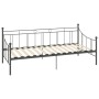 Gray metal bed frame 90x200 cm by vidaXL, Beds and slatted bases - Ref: Foro24-284670, Price: 108,82 €, Discount: %